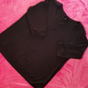 3/4  sleeve torrid black shirt